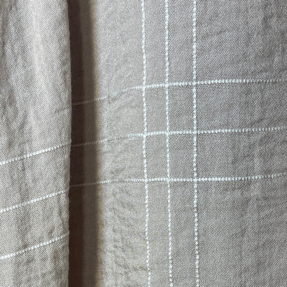 Free People Cream Plaid Midi Dress - Picture 4 of 9